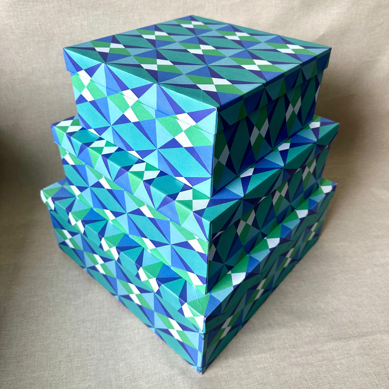 Alcazar Set of 3 Square Gift Boxes