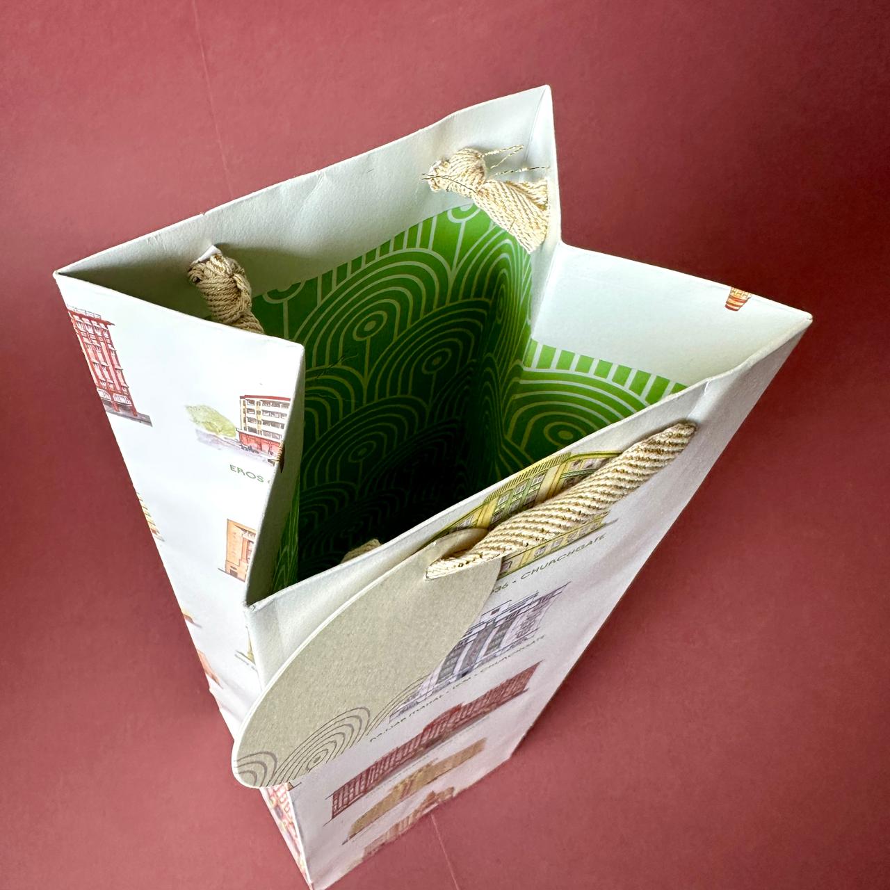 Bombay Deco Bottle Bags with Tissues