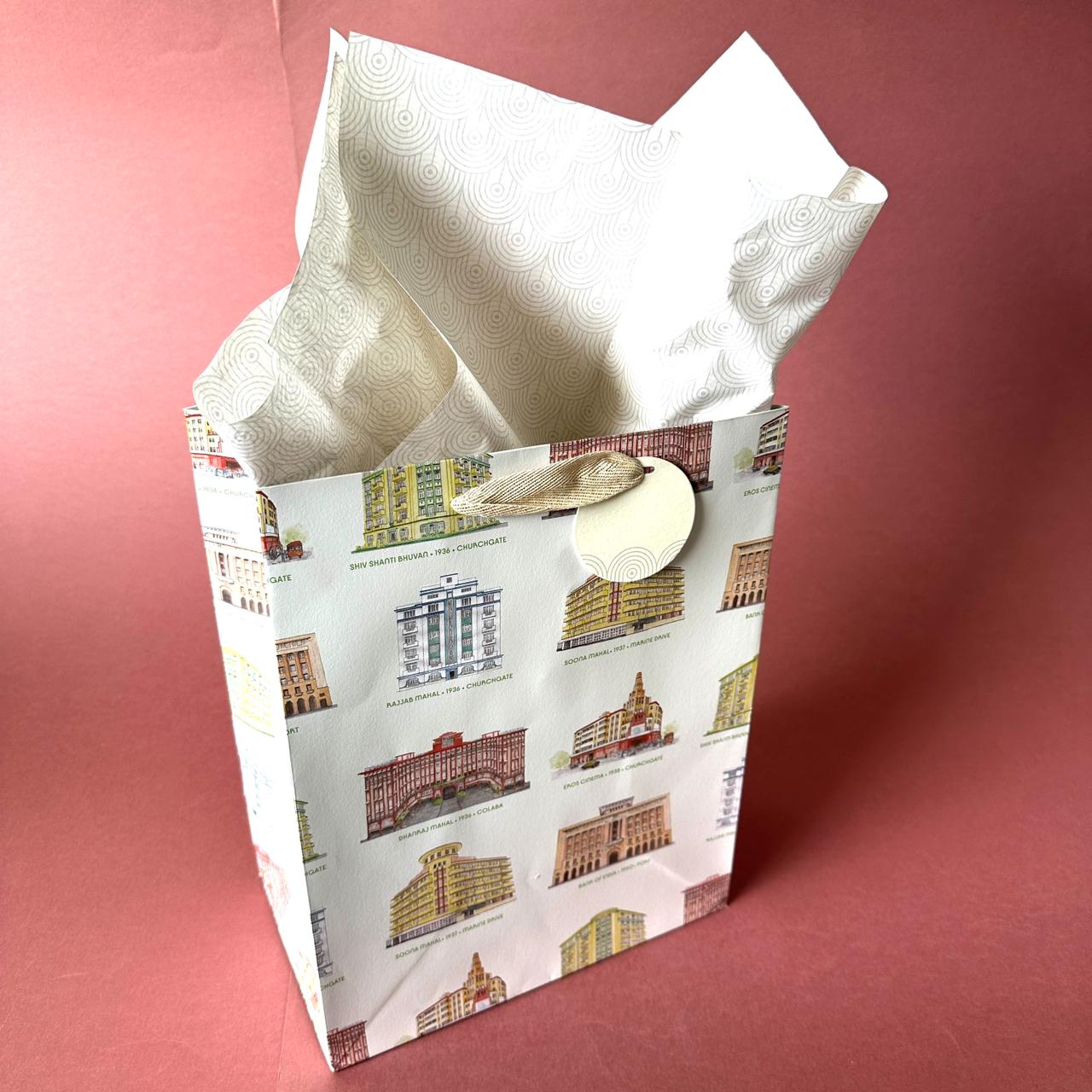 Bombay Deco Large Gift Bags with Tissues