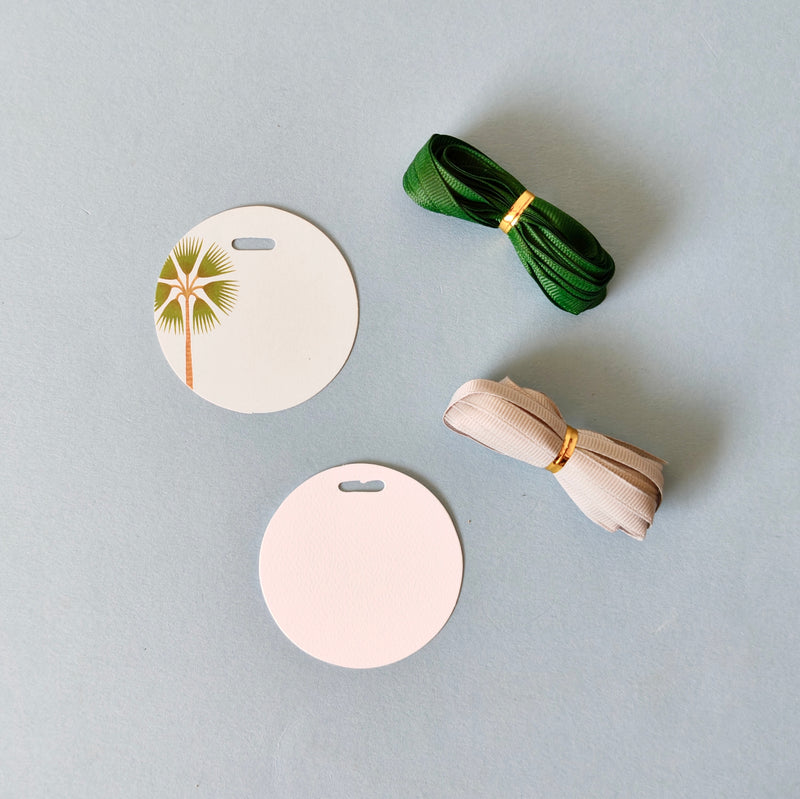 Fan Palm Mini Tags
