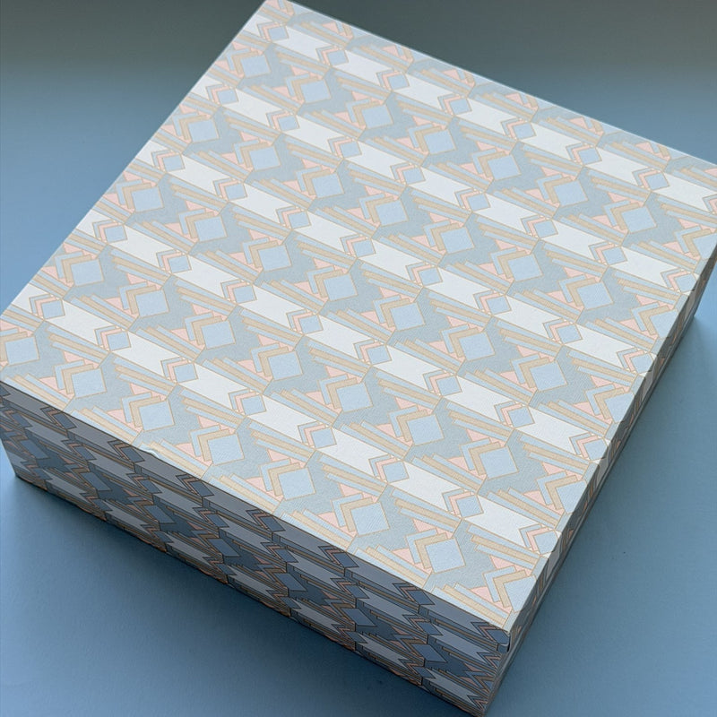 Gilded Era Blue Large Square Gift Box