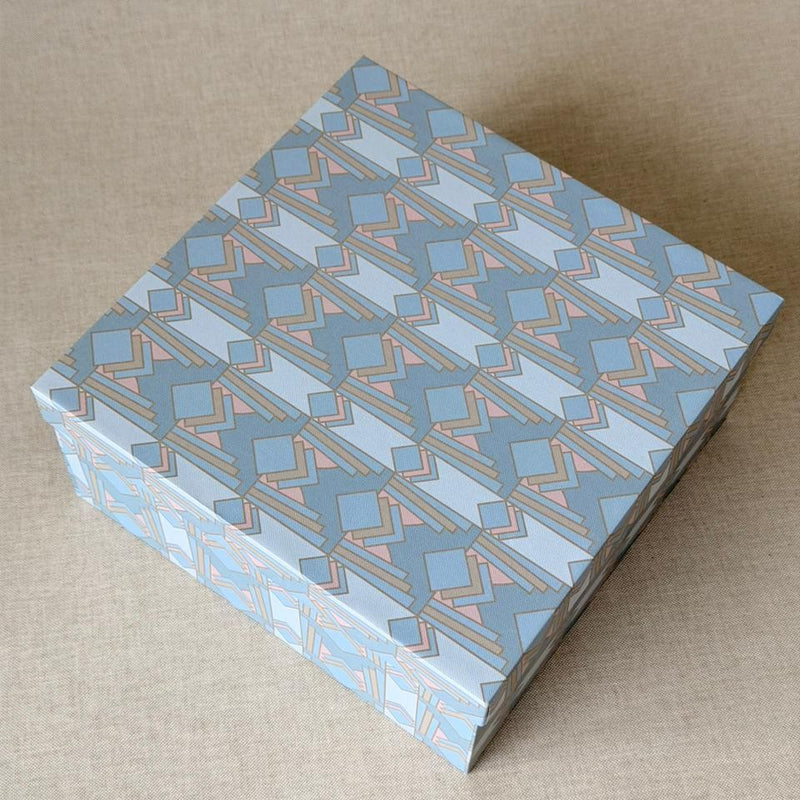 Gilded Era Blue Small Square Gift Box