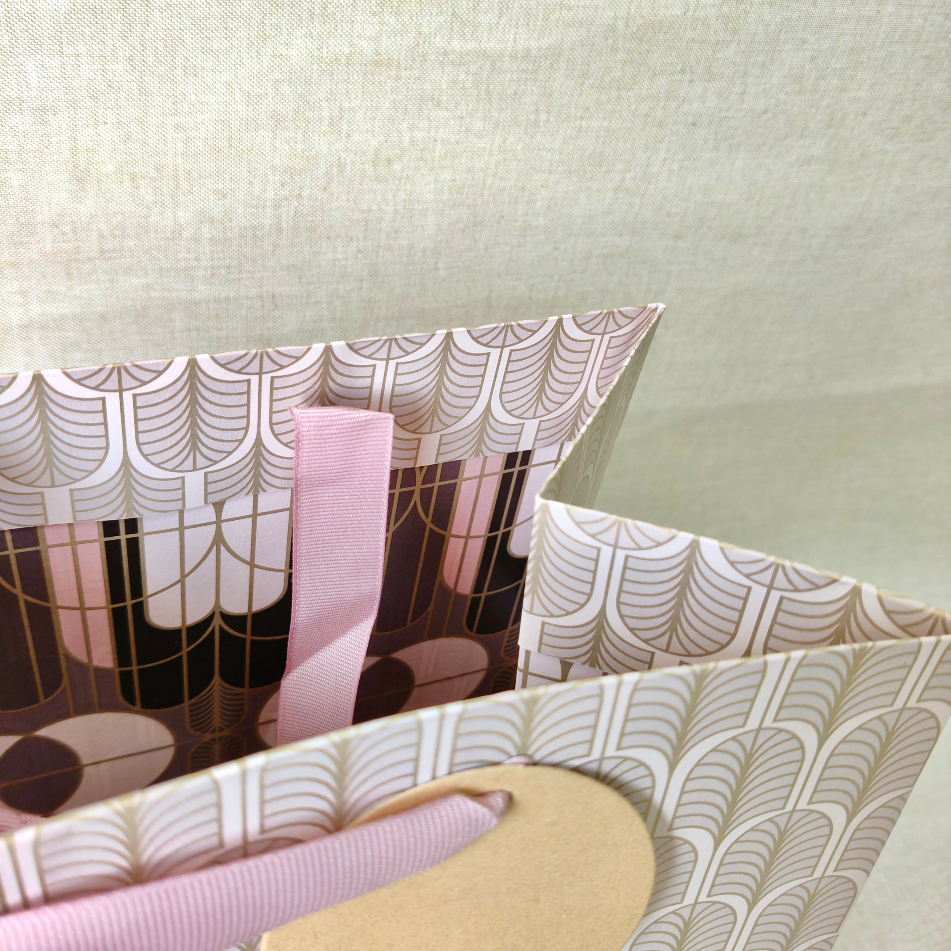 Gilded Era Rose Large Bags with Tissues