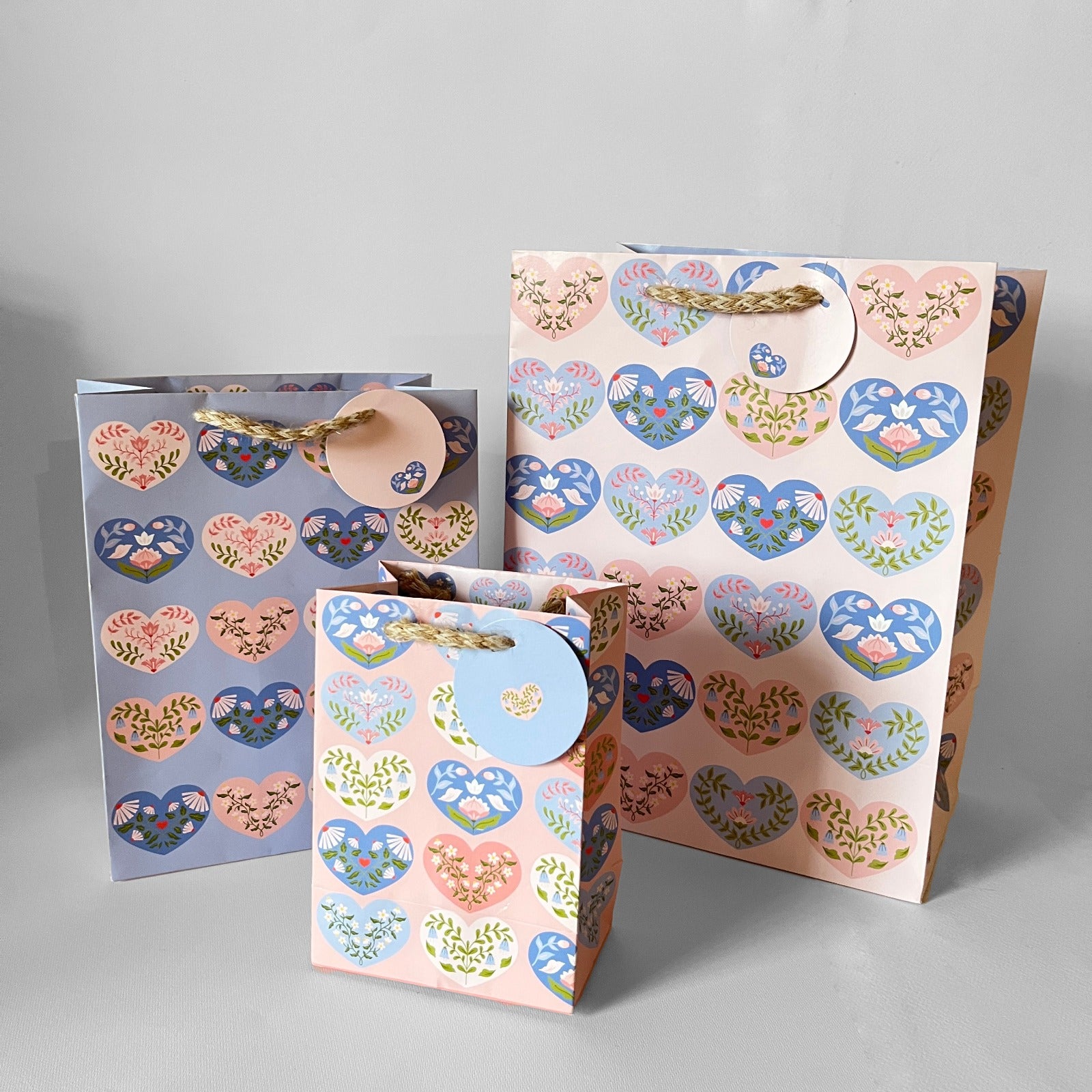 Hearts Small Gift Bags