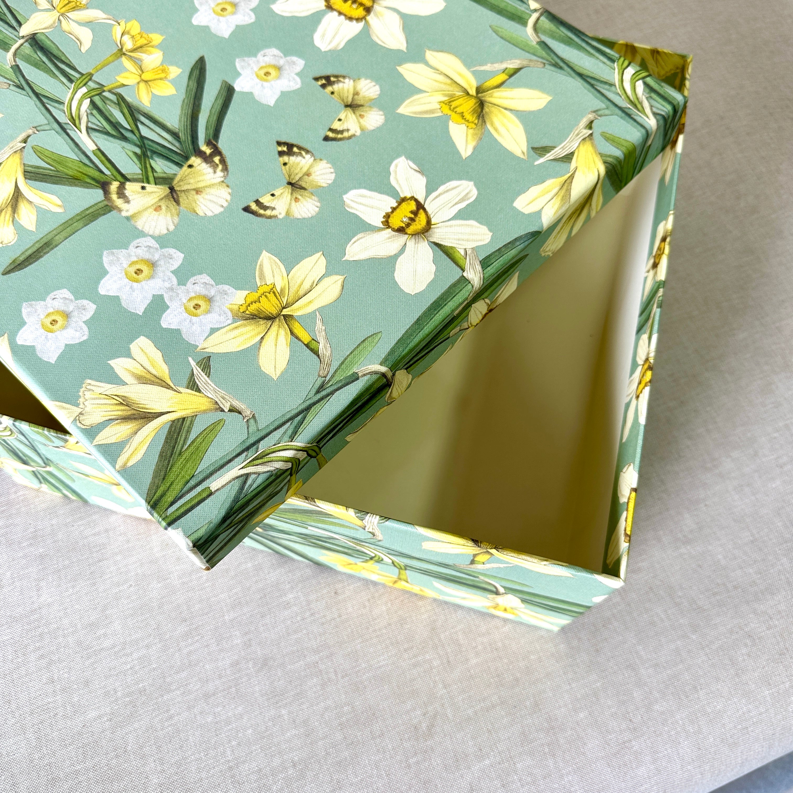 Daffodils Large Square Gift Box