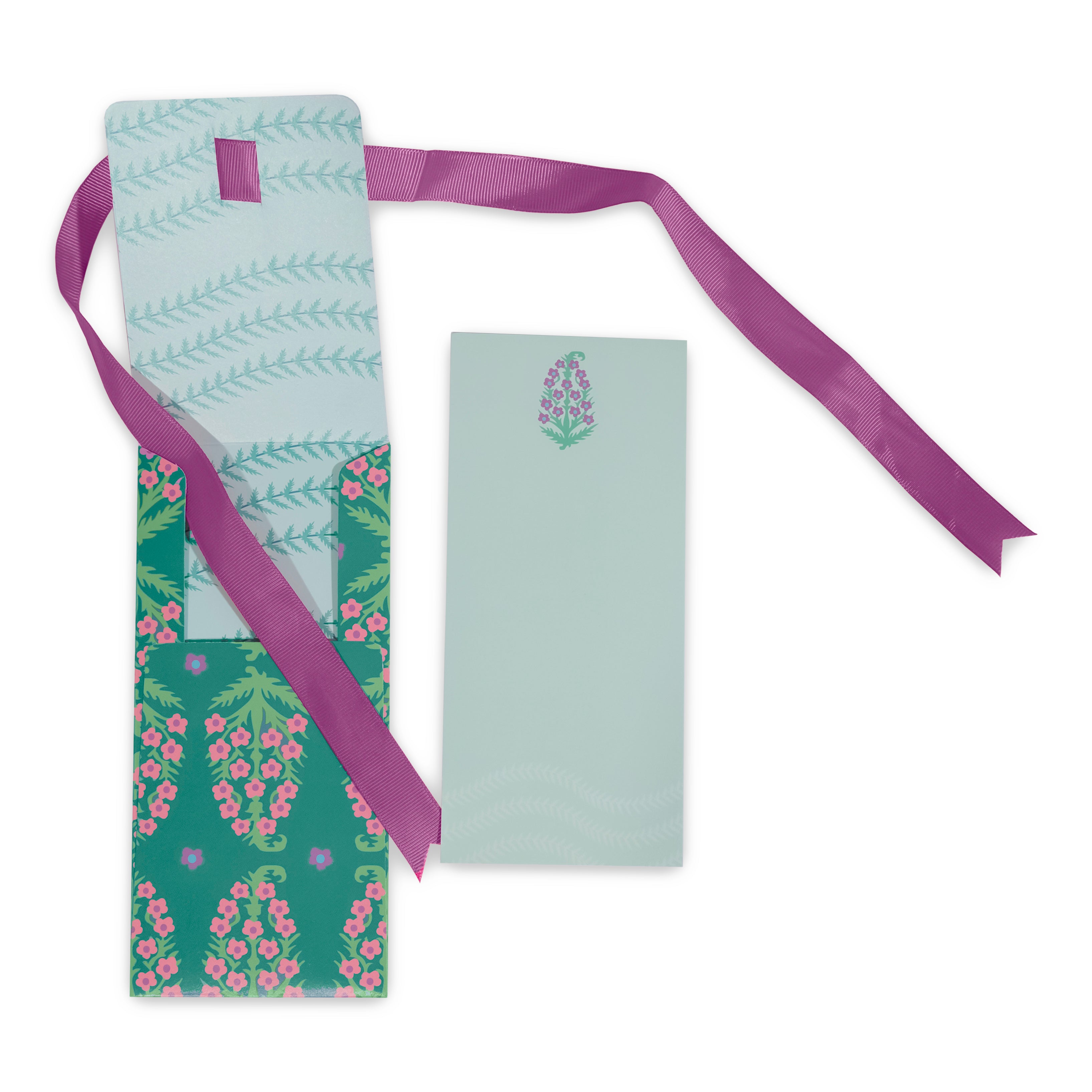Paisley Ribbon Envelopes with Notecards