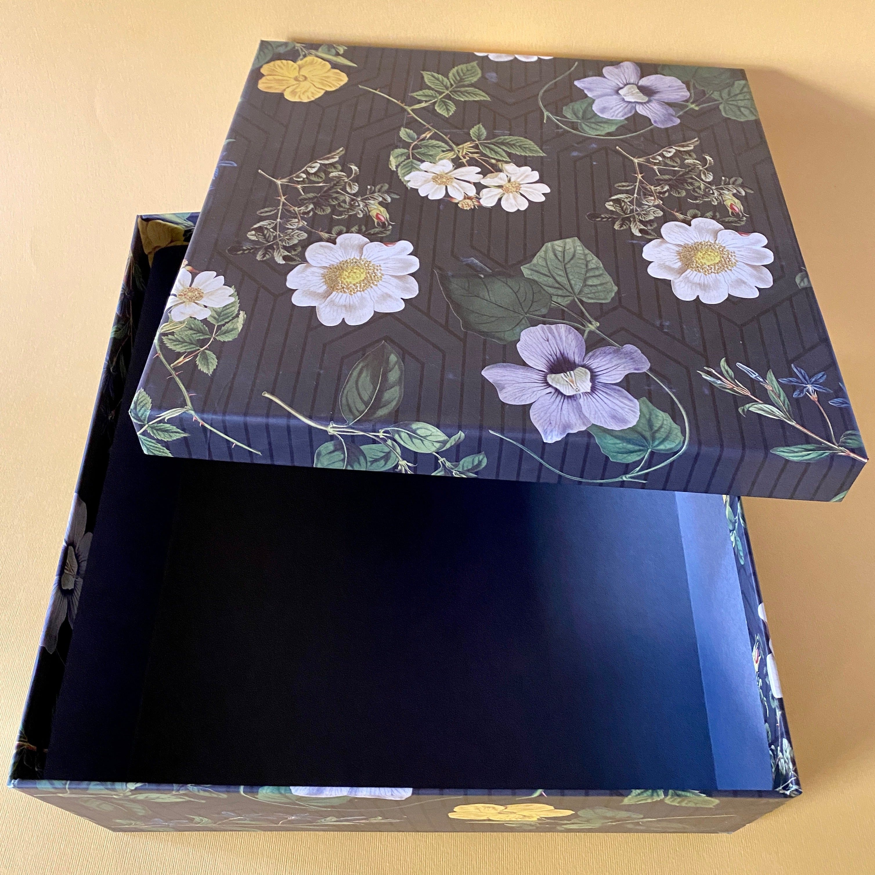 Night Garden Large Square Gift Box