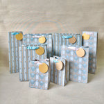 Gilded Era Blue Medium Bags