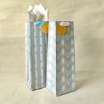 Gilded Era Blue Bottle Bags with Tissues