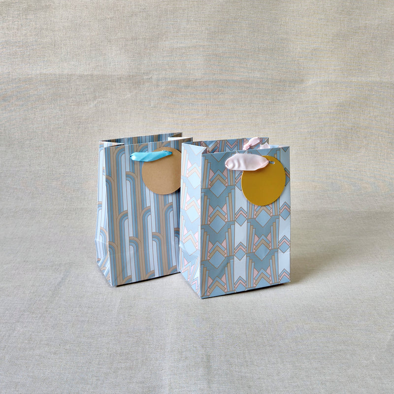 Gilded Era Blue Small Bags