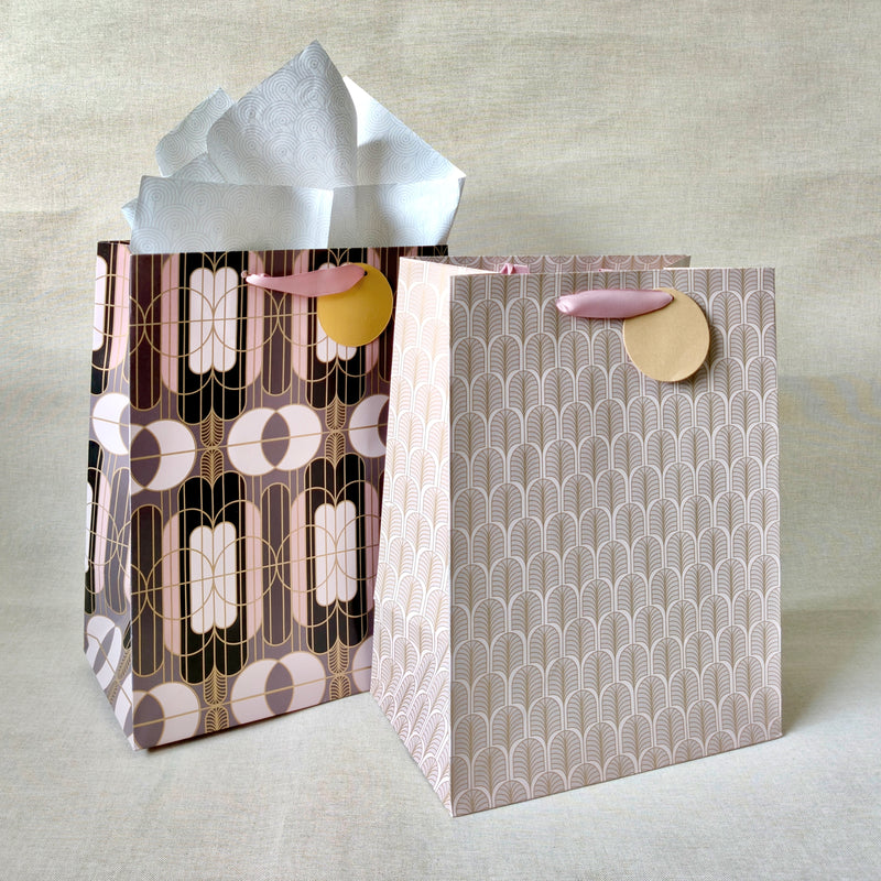 Gilded Era Rose Large Bags with Tissues