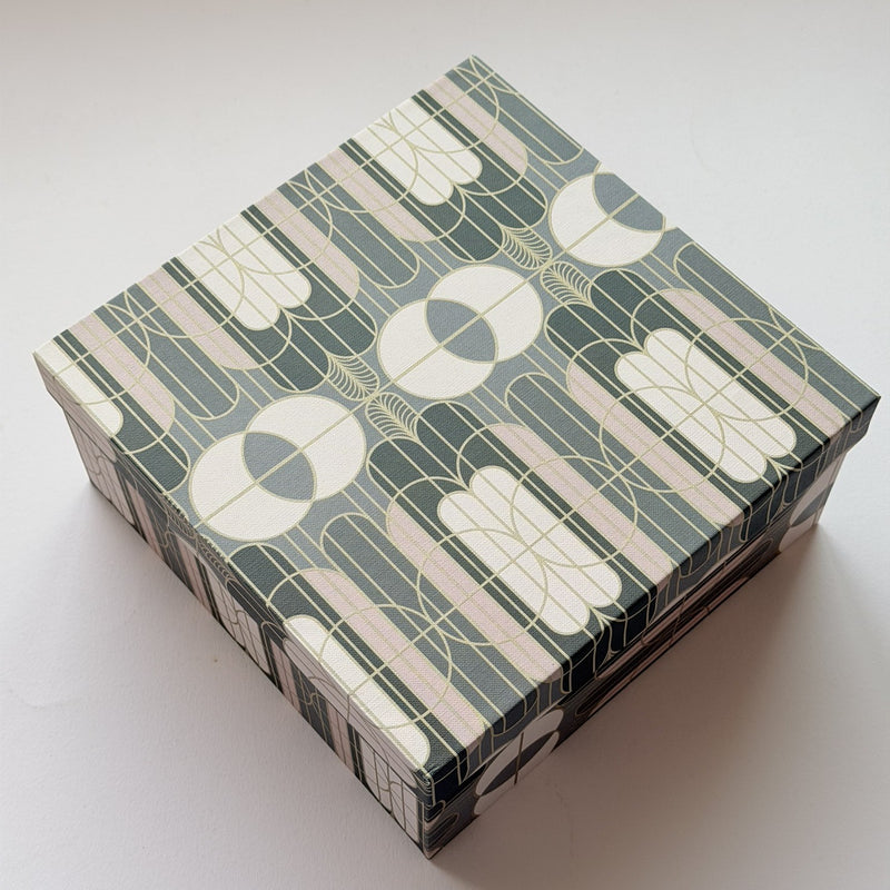 Gilded Era Rose Small Square Gift Box