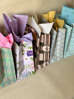 Gilded Era Blue Bottle Bags with Tissues