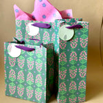 Paisley Bottle Bags with Tissues