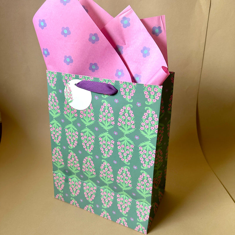 Paisley Large Gift Bags with Tissues