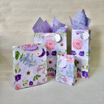 Violet Small Gift Bags with Tissues