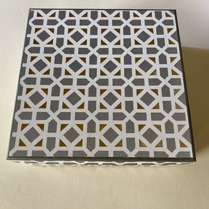 Noura Gold Chowki Square Large Gift Box