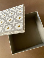 Noura Gold Sitara Square Large Gift Box