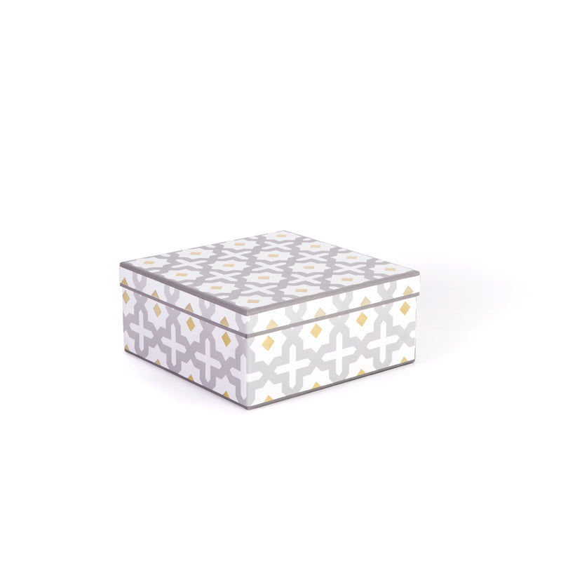 Noura Gold Sitara Square Small Gift Box