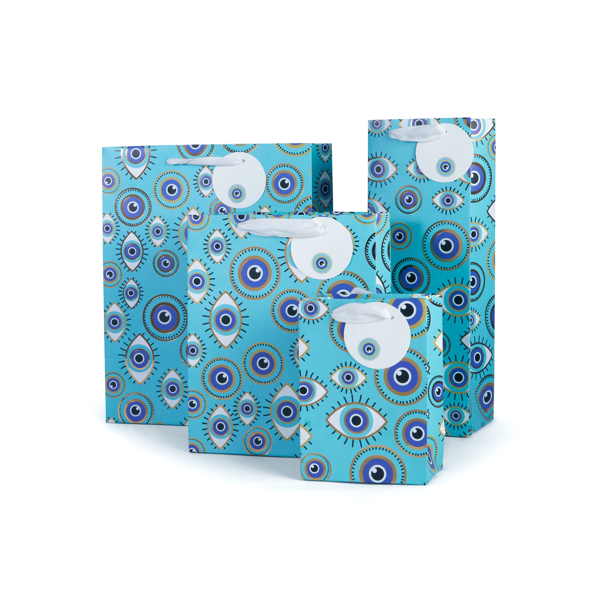 Evileye Medium Gift Bags (Aqua)