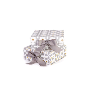 Noura Gold Chowki Large Collapsible Box WITH RIBBON