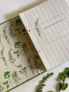 Herb Recipe Journal